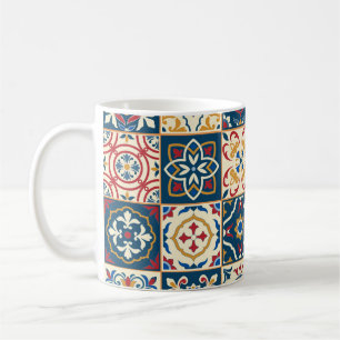 Colorful Moroccan tiles, gorgeous seamless pattern Coffee Mug