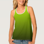 Colorful Morphing Nature Colors Golden Green Tank Top at Zazzle