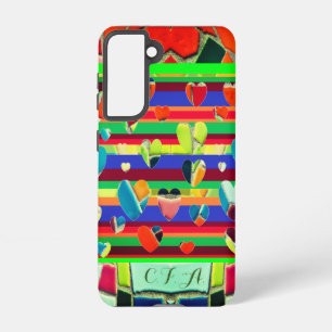 Colorful Mosaic Abstract Samsung Galaxy S21 Case
