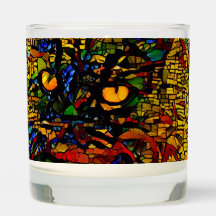 Colorful Mosaic Cat Art Prin