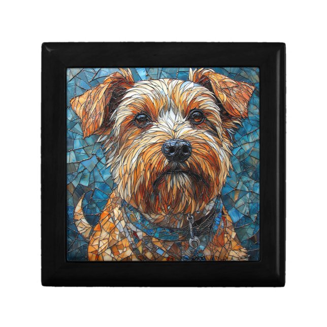 Colorful Mosaic Dog Gift Box (Front)