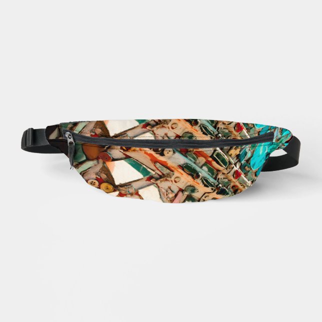 Colorful Mosaic Fanny Pack (Front)