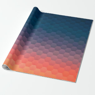 Colorful mosaic. Geometric hipster retro backgroun Wrapping Paper