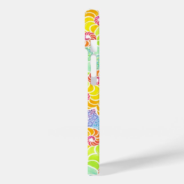 Colorful Mosaic Iphone 14 Case (Back / Left)