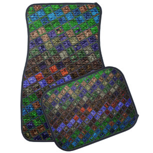 Colorful Mosaic Pattern #15 Car Floor Mat