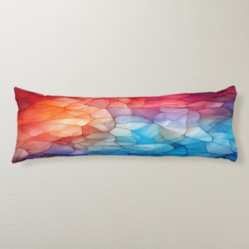Colorful Mosaic Pattern Body Pillow