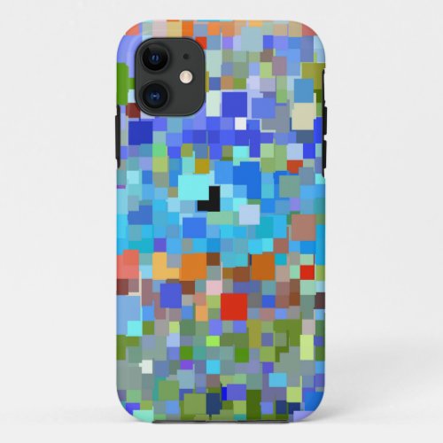 Colorful Mosaic Pattern iPhone 11 Case