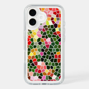 Colorful Mosaic Pattern iPhone 16 Case