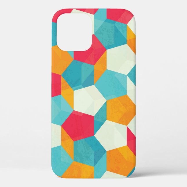 Colorful Mosaic, Seamless Artistic Pattern. Case-Mate iPhone Case (Back)