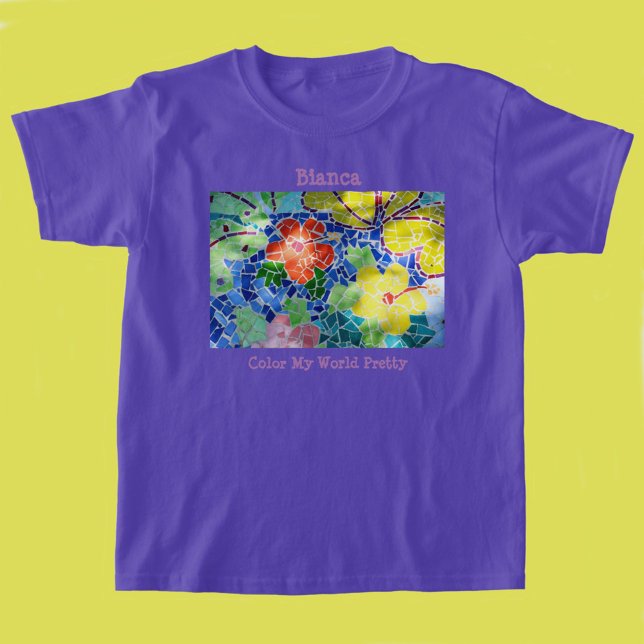 Colorful Mosaic Tile Koi Pond  T-Shirt (Creator Uploaded)