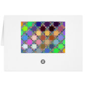 Colorful Mosaic Tiles Cards (Back Horizontal)