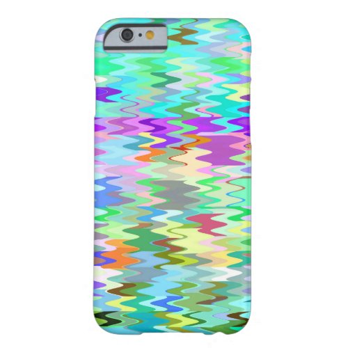 Colorful Mosaic Wave Pattern 3 Barely There iPhone 6 Case