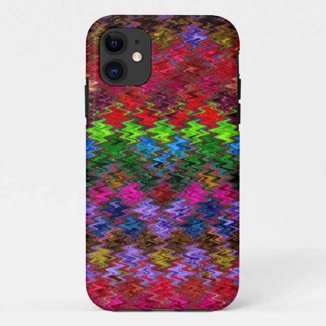 Colorful Mosaic Wave Pattern #4 Case-Mate iPhone Case (Back)