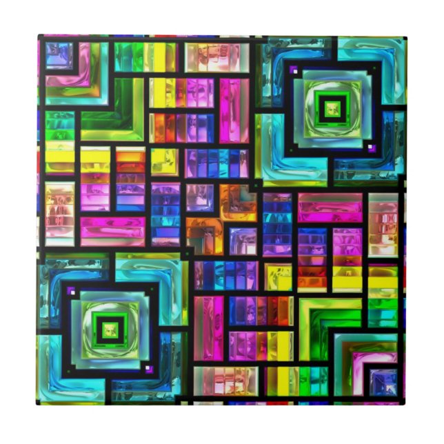 colorful mosaics tile (Front)