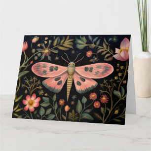  Colorful Moth Card