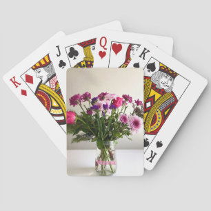 Colorful Mother’s Day Mama Bouquet+ Custom Option Poker Cards