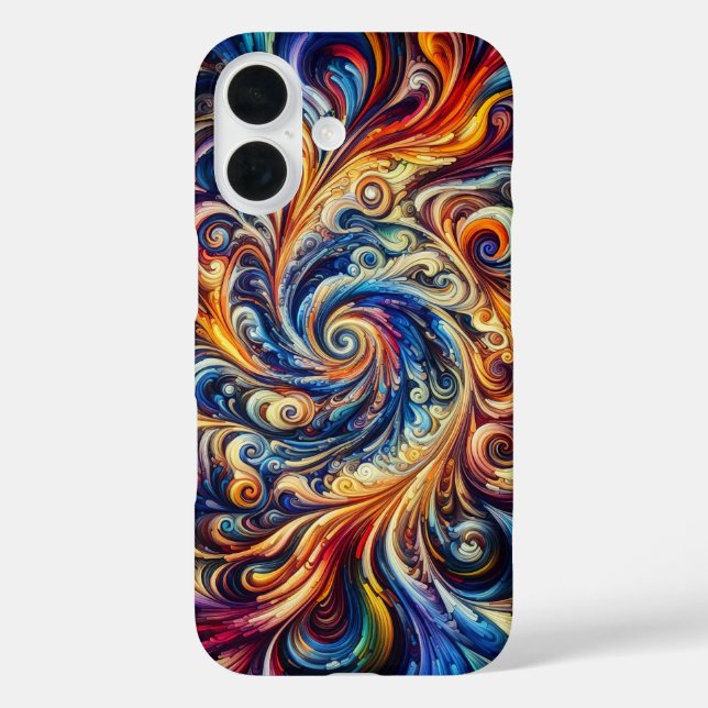 Colorful Motion Abstract Art Case-Mate iPhone Case (Back)