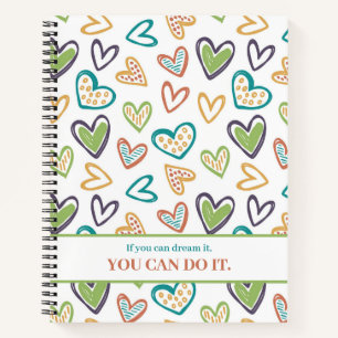 Colorful Motivation Journal - Just Believe