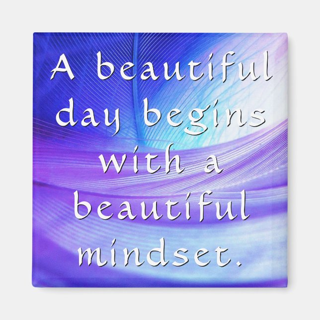 Colorful Motivational & Inspirations Words Magnet (Front)