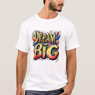 Colorful Motivational Lettering for Print T-Shirt