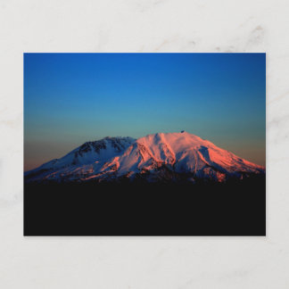 Colorful Mount Saint Helens at Dusk Postcard