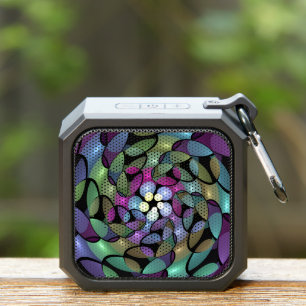 Colorful Movements Abstract Striking Fractal Art Bluetooth Speaker
