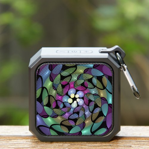 Colorful Movements Abstract Striking Fractal Art Bluetooth Speaker