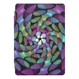 Colorful Movements Abstract Trippy Fractal Art iPad Pro Cover