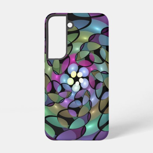 Colorful Movements Abstract Trippy Fractal Art Samsung Galaxy S22 Case