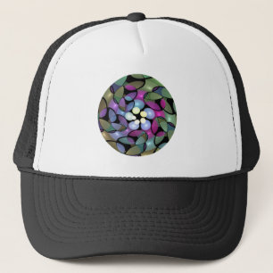 Colorful Movements Abstract Trippy Fractal Art Trucker Hat