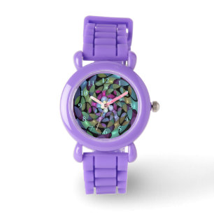 Colorful Movements Abstract Trippy Fractal Art Watch