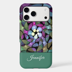 Colorful Movements Abstract Trippy Fractal Name iPhone 17 Pro Max Case