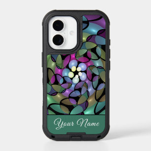 Colorful Movements Abstract Trippy Fractal Name iPhone 17 Case