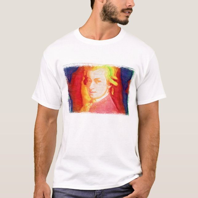 Colorful Mozart T-Shirt (Front)