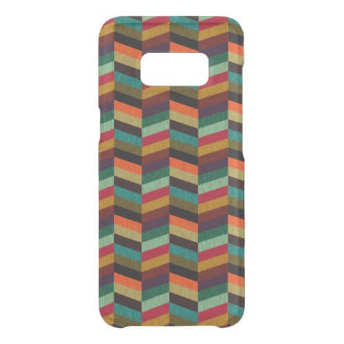 Colorful Multi_Colored Herringbone Pattern Uncommon Samsung Galaxy S8 Case