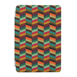 Colorful Multi-Colored Herringbone Style Pattern iPad Mini Cover
