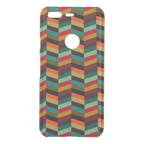 Colorful Multi_Colored Herringbone Style Pattern Uncommon Google Pixel Case