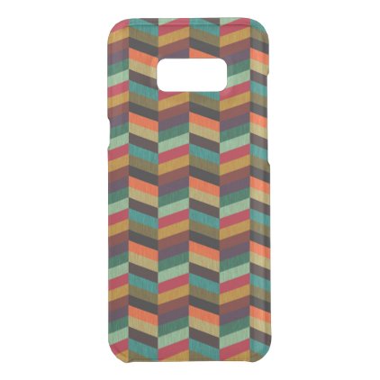 Colorful Multi-Colored Herringbone Style Pattern Uncommon Samsung Galaxy S8+ Case