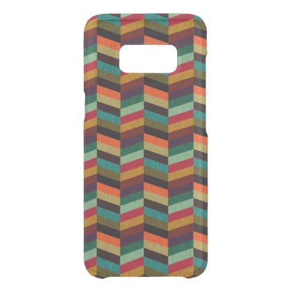 Colorful Multi-Colored Herringbone Style Pattern Uncommon Samsung Galaxy S8 Case