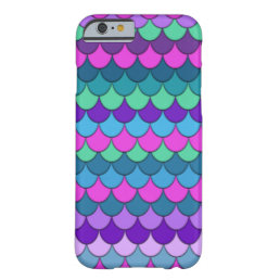 Colorful Multi-Colored Mermaid Barely There iPhone 6 Case