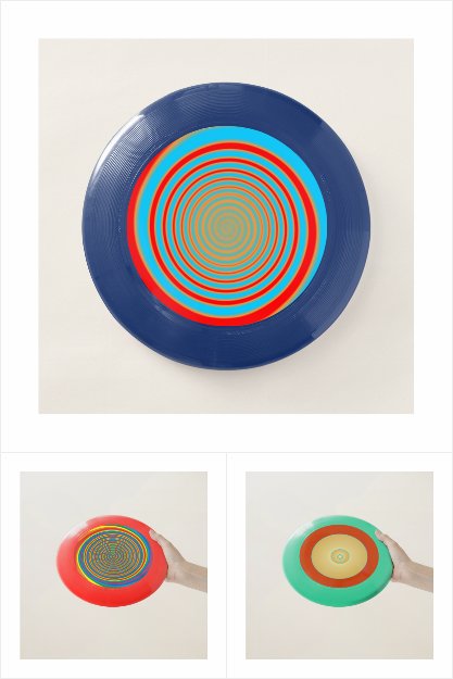 Colorful  Multicolored  Frisbees   Christmas Gifts