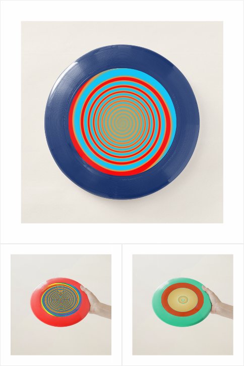 Colorful  Multicolored  Frisbees   Christmas Gifts