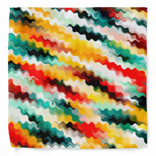 Colorful Multicolored Pattern Bandana
