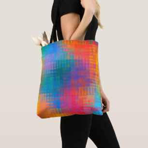 Colorful Multicolored Pattern Tote Bag