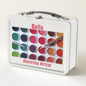 Colorful Multicolored Watercolor Paint Palette