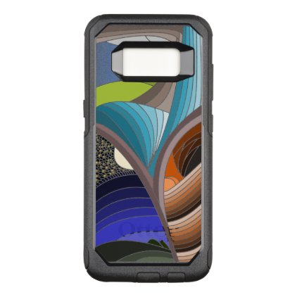 Colorful mural OtterBox commuter samsung galaxy s8 case