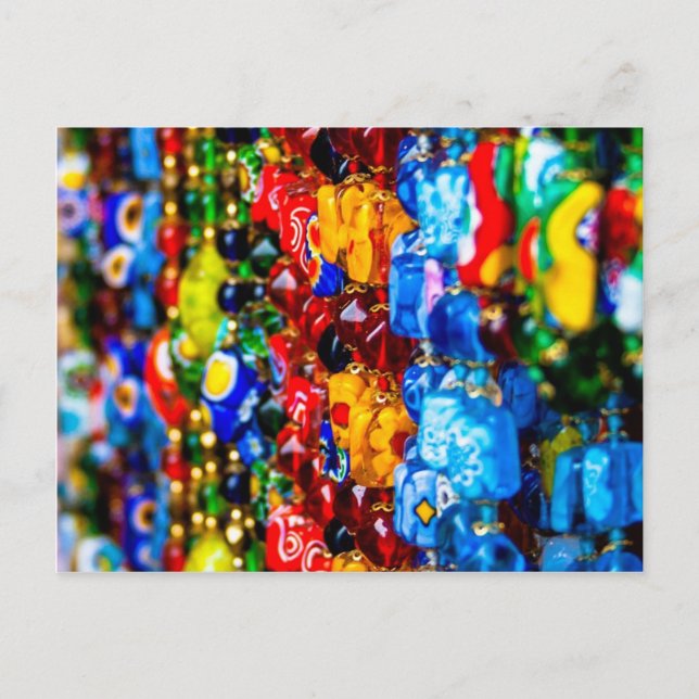 Colorful Murano Postcard (Front)