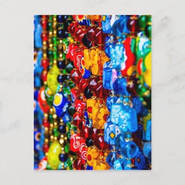 Colorful Murano Postcard (Front)