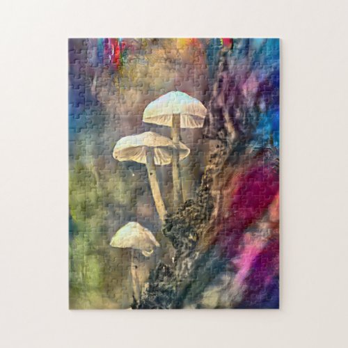 Colorful Mushroom Fungi  Hard Challenging Jigsaw  Jigsaw Puzzle