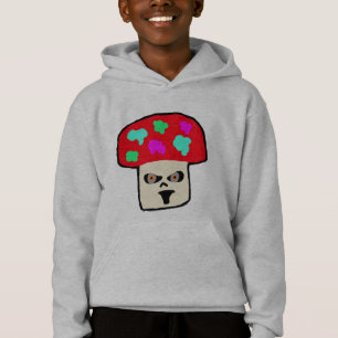 colorful mushroom hoodie
